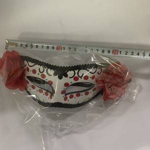 หน้ากากเมกซิกันหน้ากากครึ่งหน้าลายดอกไม้วันแห่งความตายหน้ากากมาร์ดิกราส์ตามสั่ง - Product Image 6