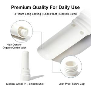 Inhalateur nasal Anthrive Natural Sinus Relief pour le nez bouché, inhalateur à vapeur d'herbes d'eucalyptus, prix de gros, OEM, étiquette privée, usine - Product Image 3