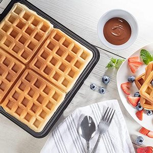 Display LCD digitale antiaderente convenzionale 3 <span class=keywords><strong>in</strong></span> <span class=keywords><strong>1</strong></span> <span class=keywords><strong>Waffle</strong></span> Triangel Grill 3 piastra quadrato belga - Product Image 5