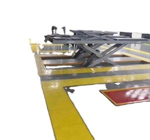 Plancher d'atelier robuste anti-dérapant en plastique PVC minimaliste sol en vinyle d'intérieur bleu vert rouge jaune gris noir emboîtement - Product Image 4