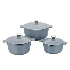 Premium-Luxus Keramik Aluminium Bratwasser-Set Metall Küchenzubehör Premium-Kochgeschirr Chafing-Dish Buffet-Set