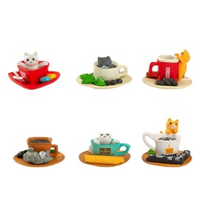 Dp Creative Miniature Tasse À Café Chaton PVC Artisanat Décoration Maison Salon Cadeau - Product Image 2