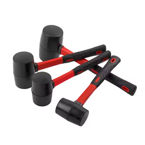 Maillet OEM/ODM prêt à l'emploi avec manche long en bois ou en fibre de verre, résistant à l'usure, avec trou de suspension pour projets de bricolage - Product Image 1
