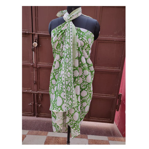 Indonesia Style Women's Beach <b>Sarongs</b> Fabric and Cotton Printed Beachwear Adults' Pareo <b>Sarongs</b>-Girls' Swimwears Wholesale - Product Image 3