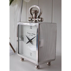 Modern Stainless Steel Desktop <b>Clock</b> - Product Image 1