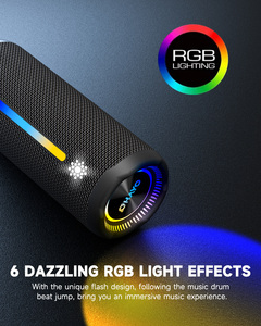 <span class=keywords><strong>X10MAX</strong></span> Portable pour haut-parleur Bluetooth avec éclairage LED RGB IPX6 Subwoofer lourd Nouveau design pour un usage domestique - Product Image 2