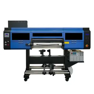 600Mm 300Mm 3 Kop I3200 Inkjet Printer Roll Uv Dtf Film Sticker Sublimatie Machine Afdrukken En Lamineren In