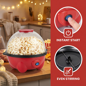 Máquina de Palomitas de Maíz Comercial para el Hogar, 700W, 4.275L, Estándar Europeo, con Aire Caliente, Antiadherente, para Palomitas de Maíz con Azúcar y Aceite, Venta Internacional - Product Image 4