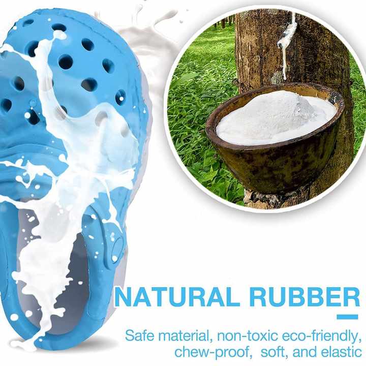 Size S Yellow Tough Slipper Dog Chew Toy - Natural Rubber Treat Dispenser