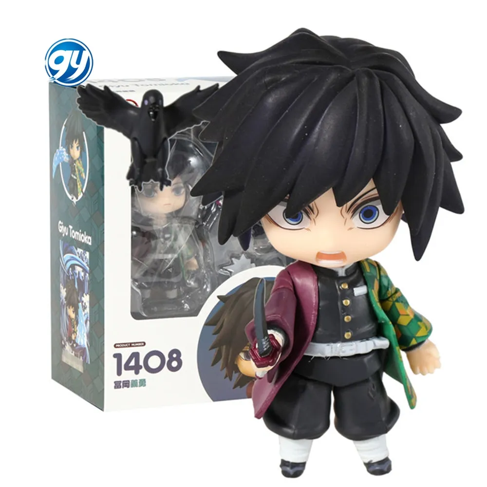 10cm Demon Slayer Kimetsu no Yaiba #1408 Tomioka Giyuu Anime Toy Action Figure statue muneco figurine figuras de figur-e accion