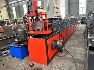 الصين باب جراج من الفولاذ صنع آلات Rollformer مصنع قطاع مواد بناء مصراع الباب صنع آلة - Product Image 2