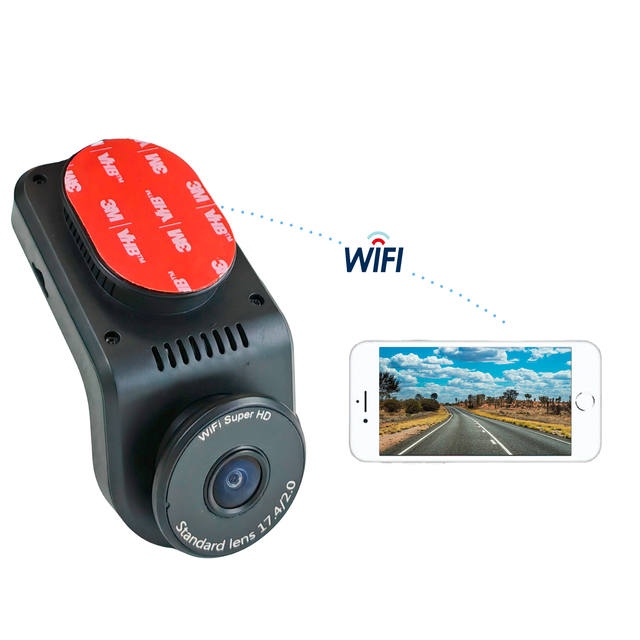 Front 4K WIFI Car DVR Wide View Angle WIFI APP IOS Android 4K Dash Cam