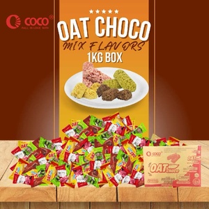 CoCo Halal chứng nhận yến mạch Choco thanh 180g hương vị ban đầu sữa sô cô la rắn hình thức hạt bánh quy mô hình sô cô la Nấm cục kẹo - Product Image 6