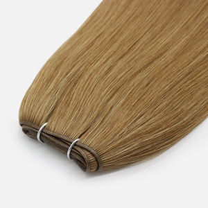 100% non transformés nouveau Design pleine cuticule aligné cheveux blond couleur vierge génie trame attaché à la main trame Extension - Product Image 2