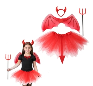 Accessoires de fête d'Halloween costume Devil Wings Écran noir ailes de chauve-souris Nouveaux accessoires de fête de vacances - Product Image 1