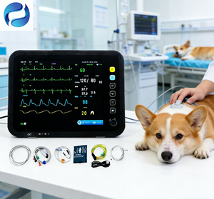 Портативный экологичный монитор жизненно важных показателей с сертификатами CE/ISO для ветеринарного контроля состояния собак - Product Image 1