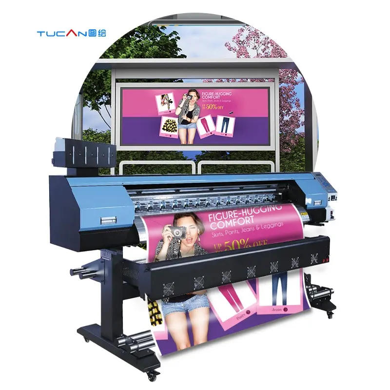LATEX printer large format DX5 XP600 1.9m banner eco solvent printer wallpaper printer digital printing machine