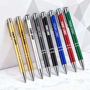 Xd423 Custom Logo Printed Branded Metal Ballpoint Advertising Black Signature Promotion Corporate Activity Business <b>Gift</b> <b>Pen</b> - Product Image 1