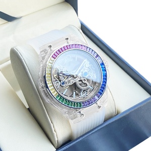 Men's Mechanical Watch Stainless Steel Hollow Design Waterproof Luminous Watch Silicone Strap Pointer Dial <b>Display</b> Wristwatch - Product Image 4