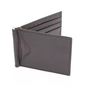 Neuzugang Marken-Geldclips Herren hochwertige RFID-Kartenhalter Slim günstiger Preis Kartenbrieftasche mit Stift