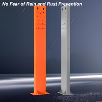Support de station de recharge pour VE, personnalisé, résistant à la pluie et à la rouille, sur pied, durable