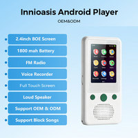 Lecteur MP4 avec écran tactile de 2,4 pouces, radio FM, 1+8 Go, contes pour enfants, audio/vidéo portable, anglais, HiFi sans perte, haut-parleur puissant, OEM/ODM Android
