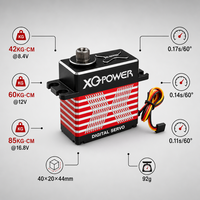 Moteur Servo Brushless Étanche 85kg à Couple Élevé, Engrenage en Acier 25T, 16.8V – Vente en Gros Direct Usine pour Voitures RC et Robots Numériques