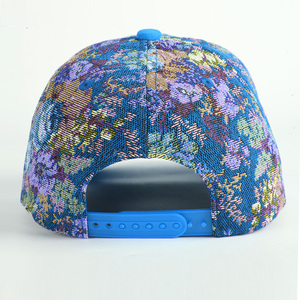 Mũ lưỡi trai thêu nổi 3D họa tiết hoa thời trang cotton 5 tấm tự thiết kế, kiểu dáng cổ điển thể thao - Product Image 3