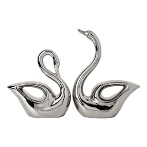 Современные простые керамические украшения в виде лебедей, легкий люкс для декора дома, подарок на годовщину для гостиной - Product Image 5