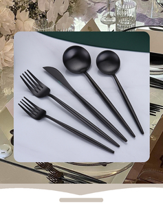 מזון כיתה צבעונית נירוסטה flatware סיים סט סכו "ם סט סכו" ם - Product Image 4