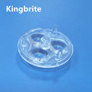 Lồi Hình dạng công suất cao LED Ống kính PMMA 50 mét 60 độ <span class=keywords><strong>3x1</strong></span> đa ống kính với pins cho 3 wát LED - Product Image 3