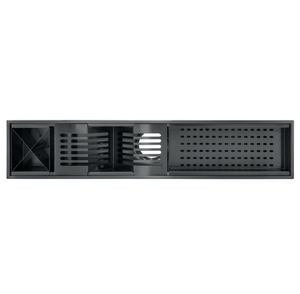Égouttoir à couverts en acier inoxydable, support de séchage personnalisé pour couteaux et fourchettes à insérer dans l'évier, organisateur multifonctionnel pour ustensiles de cuisine - Product Image 4