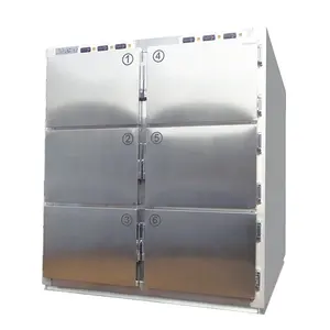 Équipements de morgue 6 corps réfrigérateur de morgue médicale ME3006 congélateur mortuaire réfrigérateurs mortuaires