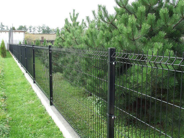Powder Coated 1.5m 3d Curved Wire Mesh Fence Galvanized Steel