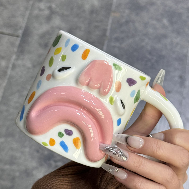 Ins Original Funny Big Mouth Mug - Creative Coffeeware