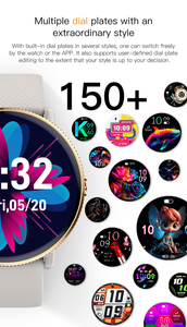Montre connectée PPG AMOLED 1,43 pouces, grand écran couleur, étanche IP68, modes sportifs multiples, oxymètre de sang, boussole magnétique S61 - Product Image 5
