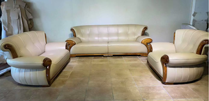 Chinese Genuine Leather Sectional <b>Sofa</b> Set European Modern Minimalist High-quality Leather <b>Covering</b> L-Shape Living Room - Product Image 4