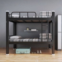 XL Twin Size Etagen bett mit stabilem Metallrahmen für Herberge oder Mitarbeiter