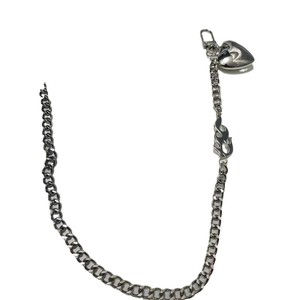 Collares con Colgante de Corazón Tridimensional con Cadena Gruesa Estilo Punk, Joyería Unisex - Product Image 6