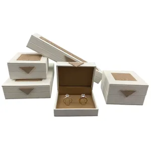 High Quality Custom Logo Luxury Jewelry Organizer Jewelry Box Packaging Gift Crocodile Leather Pu Classic Jewelry Boxes