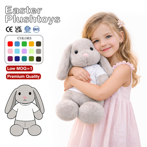 Regalo de Pascua, Peluche Personalizado, Animales de Peluche Personalizados, Peluche de Conejito con Diseño Personalizado, Regalos para Niños - Product Image 1