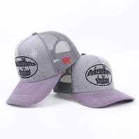 Gorra Trucker Personalizada de Fábrica en Dos Tonos de Poliéster/Algodón con Logotipo Personalizado, Gorra Trucker Bordada de Alta Calidad
