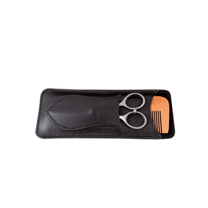 Funda de cuero para peine de cuerno hecha a medida, regalo de funda de cuero para peine para el Día de la Madre, bolsa de almacenamiento para tabla gua sha. - Product Image 4