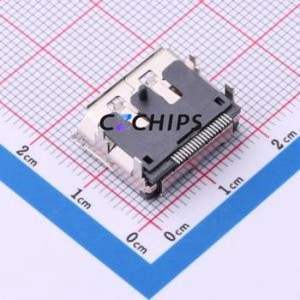 DP-001-C-J DisplayPort (DP) Connector SMD Connector Full Size DisplayPort Horizontal Mount 1 500mA - Product Image 2