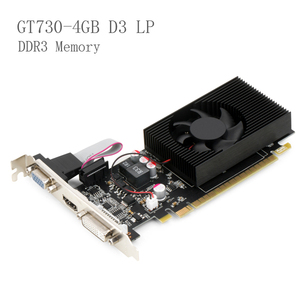 2020 Venta caliente de escritorio <span class=keywords><strong>iNVIDIA</strong></span> Geforce de bajo perfil de la tarjeta gráfica 2gb 8gb GT730-4G 128bit - Product Image 1