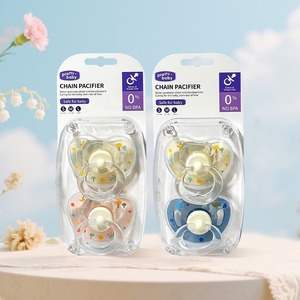 Ciuccio in Silicone per Neonati, Confezione da <span class=keywords><strong>2</strong></span>, Senza BPA, con Stampa Floreale, per lo Sviluppo Orale dei Bambini da 0-6 Mesi - Product Image 4