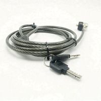 Verrou de sécurité pour ordinateur portable ANLI en alliage de zinc et laiton, avec clé, pour ordinateur portable, tablette, PC, ordinateur portable, ancre HP