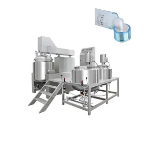 Laboratory Cosmetic Cream Ointment Vacuum Homogenizing Emulsifying Machine