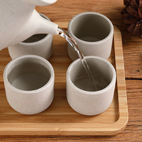 Tasse à thé de style japonais Wabi-Sabi, tasse à thé en céramique faite à la main, tasse à espresso rétro Kung Fu, tasse personnalisée avec logo, cadeau d'entreprise