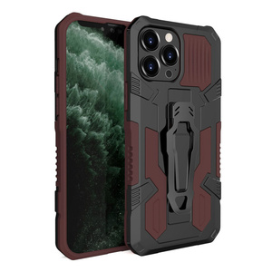 Для iPhone 15/15Pro/15plus/15 promax гибридный TPU + PC материал двойной цвет имеет простой металлический Задний зажим для разборки - Product Image 3